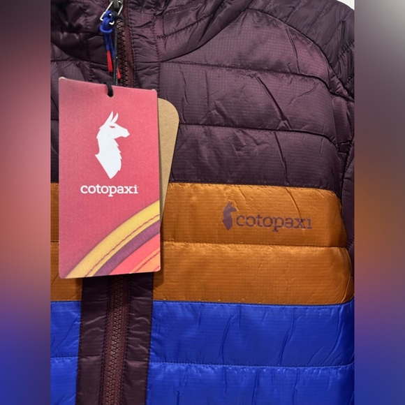 Cotopaxi Men’s Large Capa Insulated Hooded Jacket Wine Blue Violet NWT Puff - Picture 5 of 10